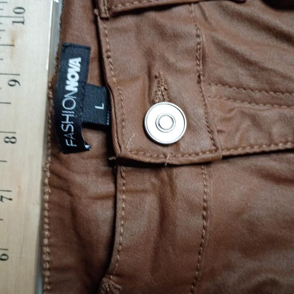Fashion-nova Women's Brown Trousers